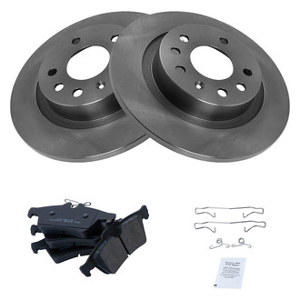TRQ® - Rear Disc Brake Kit with Ceramic Pads