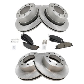 TRQ® - Disc Brake Kit with Semi-Metallic Pads