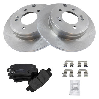 TRQ® - Rear Disc Brake Kit with Ceramic Pads