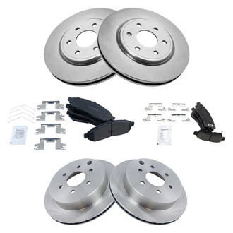 TRQ® - Disc Brake Kit with Ceramic Pads