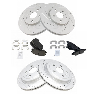 TRQ® - Performance Ceramic Brake Kit