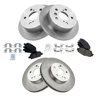 TRQ® - Disc Brake Kit with Ceramic Pads
