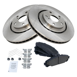 TRQ® - Front Disc Brake Kit with Ceramic Pads