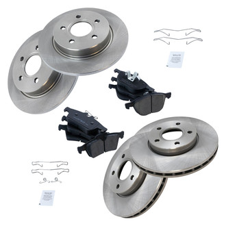 TRQ® - Disc Brake Kit with Ceramic Pads