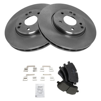 TRQ® - Front Disc Brake Kit with Ceramic Pads