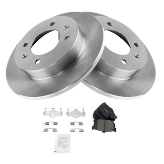 TRQ® - Rear Disc Brake Kit with Ceramic Pads