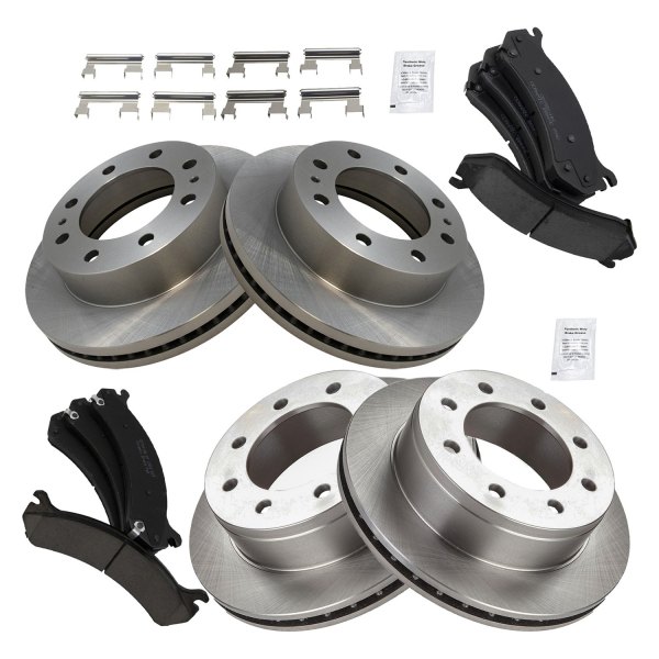 TRQ® - Performance Ceramic Front and Rear Brake Kit