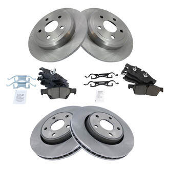 TRQ® - Disc Brake Kit with Ceramic Pads