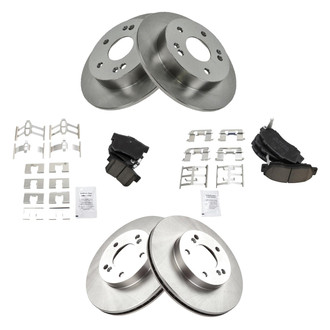 TRQ® - Disc Brake Kit with Ceramic Pads