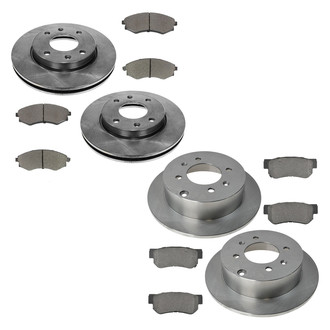 TRQ® - Disc Brake Kit with Ceramic Pads