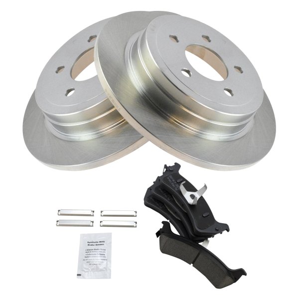 TRQ® - Rear Disc Brake Kit with Ceramic Pads