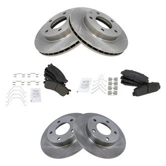 TRQ® - Disc Brake Kit with Ceramic Pads