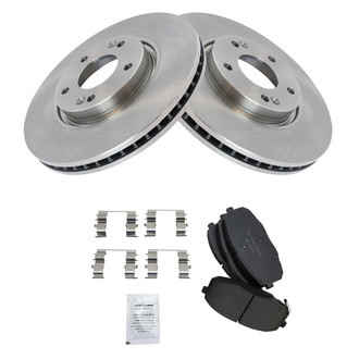 TRQ® - Front Disc Brake Kit with Ceramic Pads