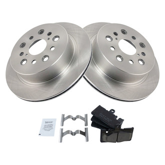 TRQ® - Rear Disc Brake Kit with Ceramic Pads