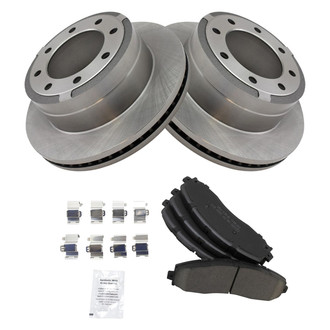 TRQ® - Rear Disc Brake Kit with Ceramic Pads