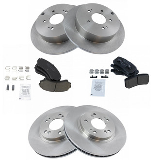 TRQ® - Disc Brake Kit with Ceramic Pads