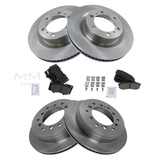 TRQ® - Disc Brake Kit with Ceramic Pads