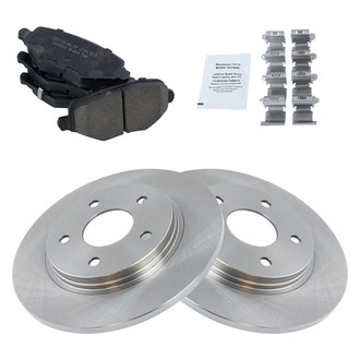 TRQ® - Rear Disc Brake Kit with Ceramic Pads