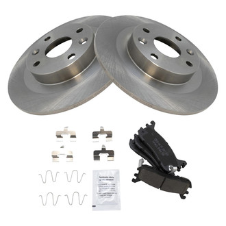 TRQ® - Rear Disc Brake Kit with Ceramic Pads