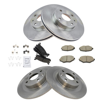TRQ® - Disc Brake Kit with Ceramic Pads