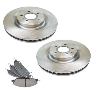 TRQ® - Front Disc Brake Kit with Ceramic Pads