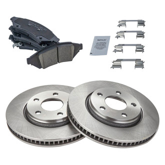 TRQ® - Front Disc Brake Kit with Ceramic Pads