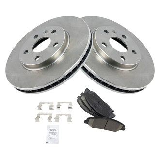 TRQ® - Front Disc Brake Kit with Ceramic Pads