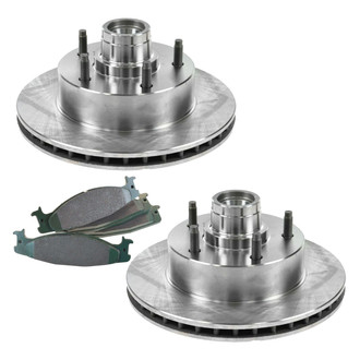 TRQ® - Front Disc Brake Kit with Ceramic Pads