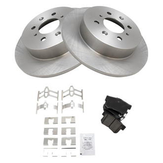 TRQ® - Rear Disc Brake Kit with Ceramic Pads