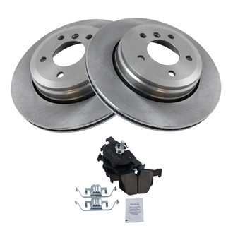 TRQ® - Rear Disc Brake Kit with Ceramic Pads