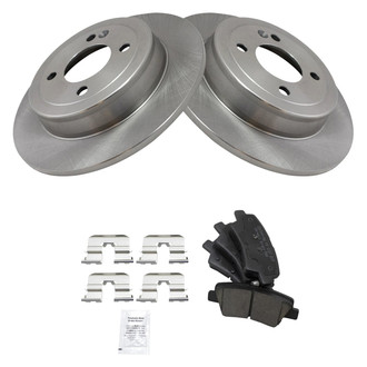 TRQ® - Rear Disc Brake Kit with Ceramic Pads