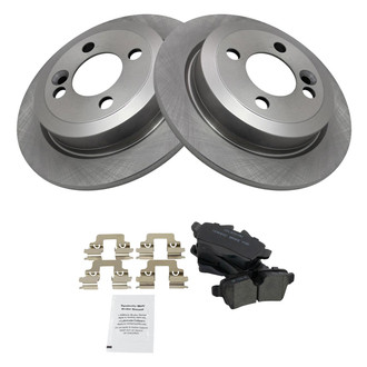 TRQ® - Rear Disc Brake Kit with Ceramic Pads