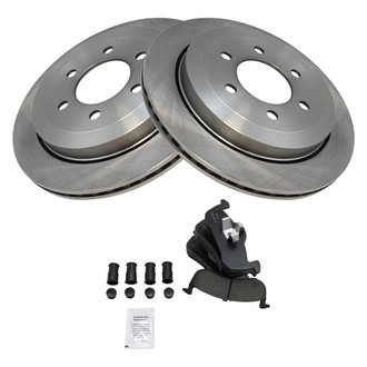 TRQ® - Rear Disc Brake Kit with Ceramic Pads