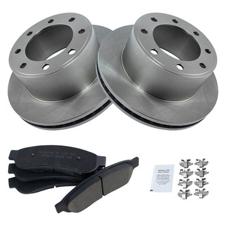 TRQ® - Rear Disc Brake Kit with Ceramic Pads
