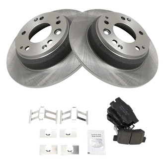 TRQ® - Rear Disc Brake Kit with Ceramic Pads
