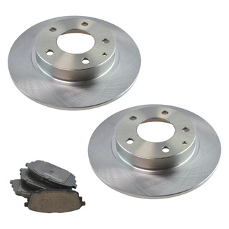 TRQ® - Rear Disc Brake Kit with Ceramic Pads