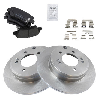 TRQ® - Rear Disc Brake Kit with Ceramic Pads
