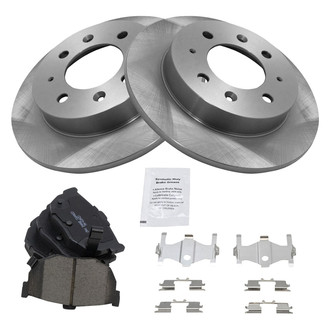 TRQ® - Rear Disc Brake Kit with Ceramic Pads