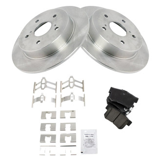TRQ® - Rear Disc Brake Kit with Ceramic Pads