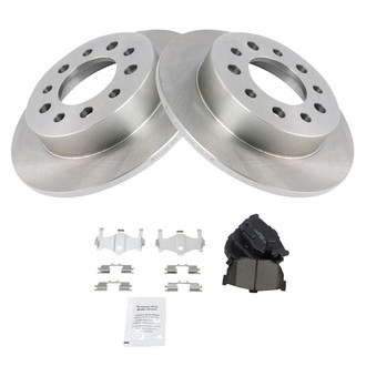 TRQ® - Rear Disc Brake Kit with Ceramic Pads