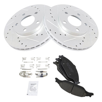 TRQ® - Performance Ceramic Front Brake Kit