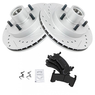 TRQ® - Performance Semi-Metallic Brake Kit