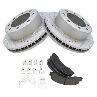 TRQ® - Performance Semi-Metallic Front Brake Kit