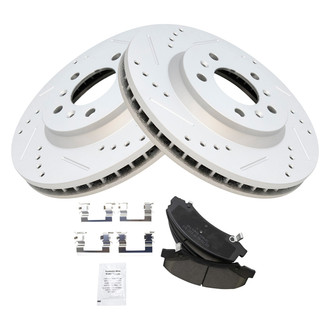 TRQ® - Performance Ceramic Front Brake Kit