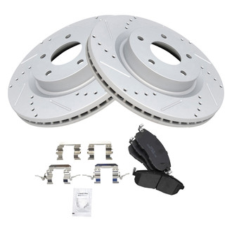 TRQ® - Performance Ceramic Front Brake Kit
