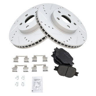 TRQ® - Performance Ceramic Front Brake Kit
