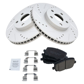 TRQ® - Performance Ceramic Front Brake Kit