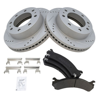 TRQ® - Performance Semi-Metallic Brake Kit