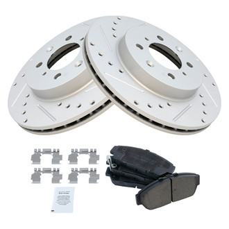 TRQ® - Performance Ceramic Front Brake Kit