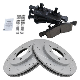 TRQ® - Performance Ceramic Front Brake Kit